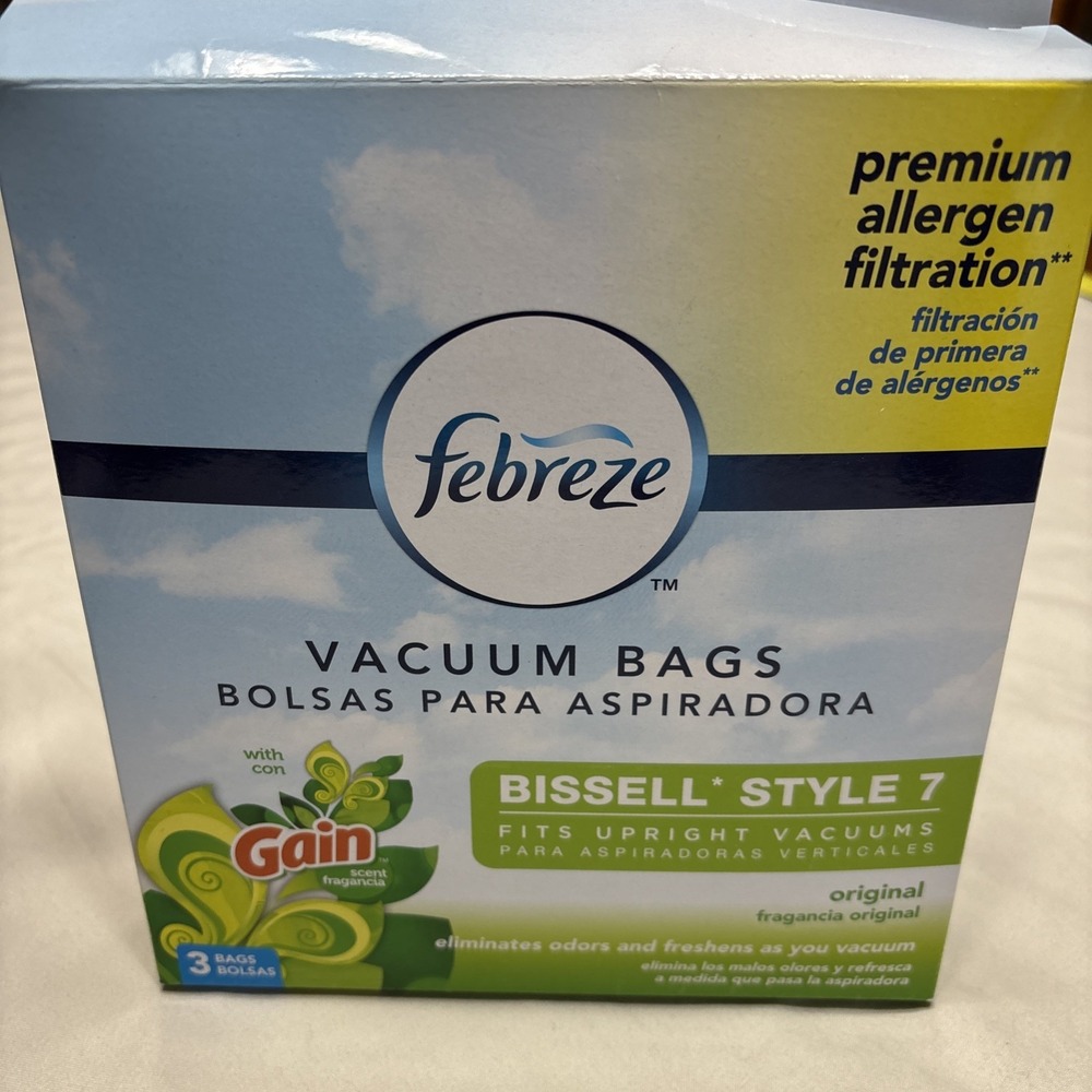 Febreze Bissell Style 7 Vacuum Bags with Gain Scent